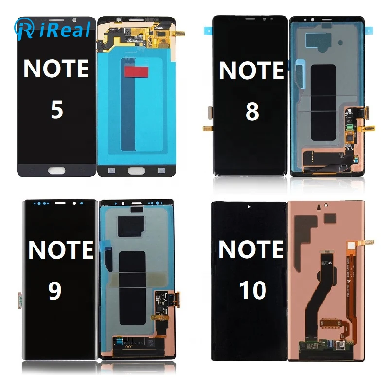 100% протестированный Оригинальный ЖК-дисплей для Samsung Galaxy Note 1 2 3 4 5 7 8 9 10 сенсорный экран дигитайзер
