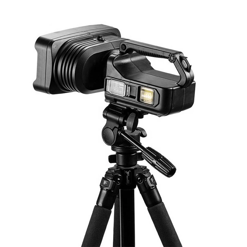 Новый XHP50 с двумя головками портативный прожектор Type-C зарядка желтый белый свет боковым светом сильный Прожектор