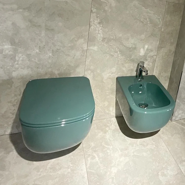 polished matt white WC Bidet Taharet bidet macerate wc vacuum closet  toilette  rim flush toilets wall hun  commode sanitary