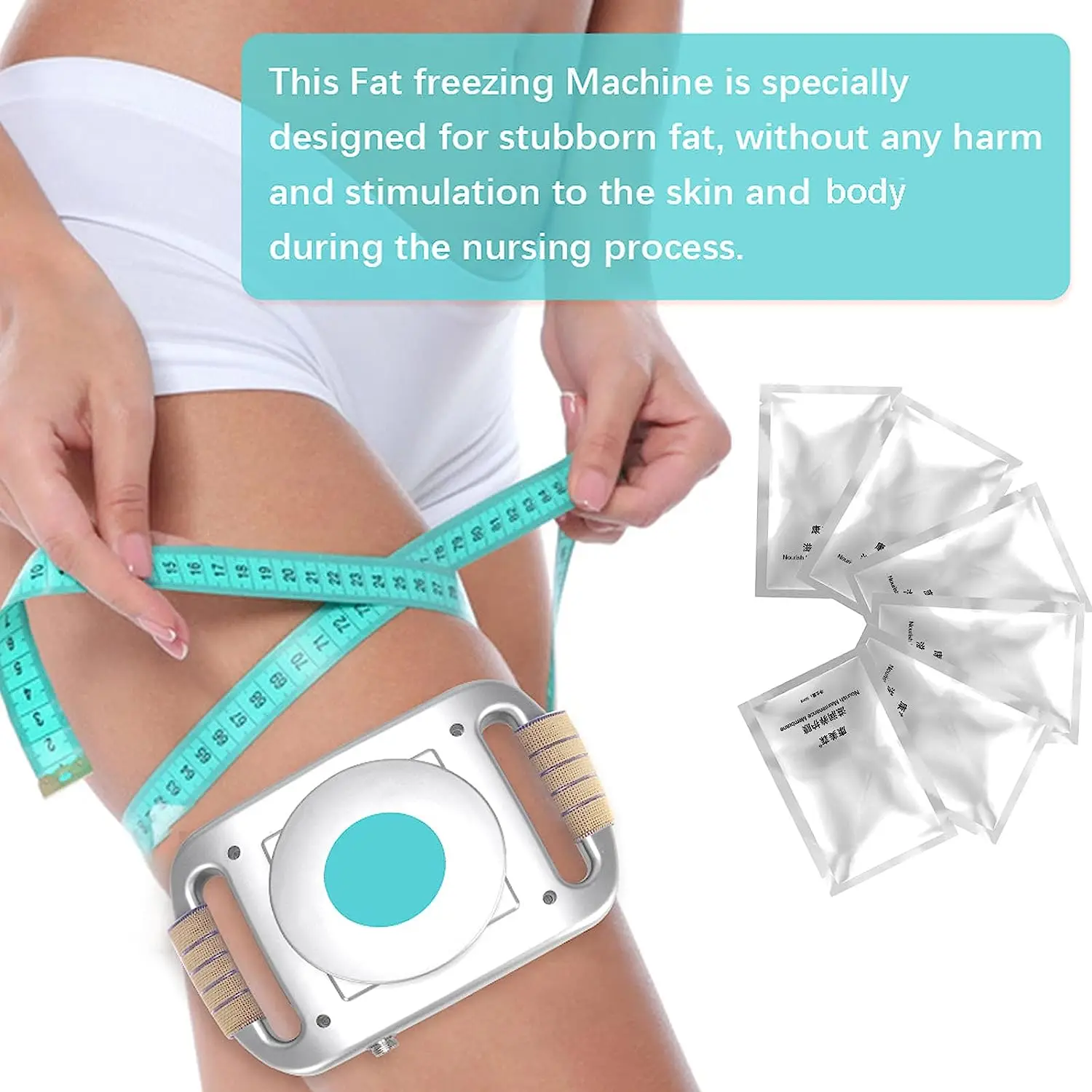 S.W Beauty Portable Cryolipolysis Slimming Machine New Fat-Freezing Body Shaping Instrument Home Use Weight Loss Application