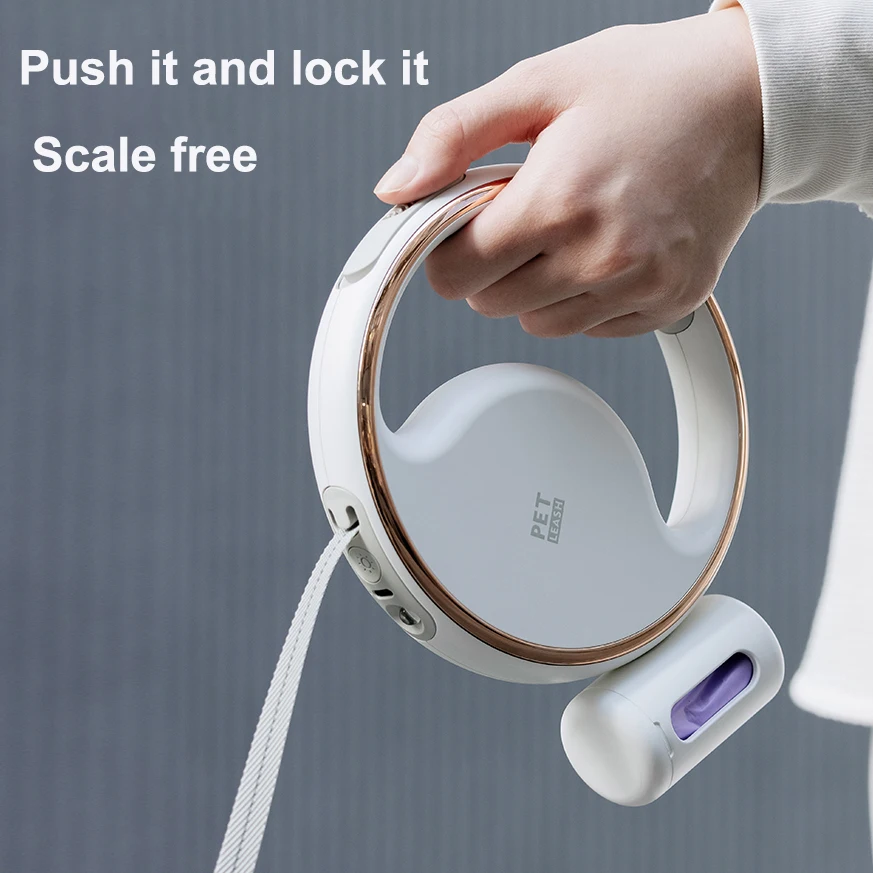 Long Luxury Dog Leash With Light Smart All In One Dog Leash For Small And Large Dog