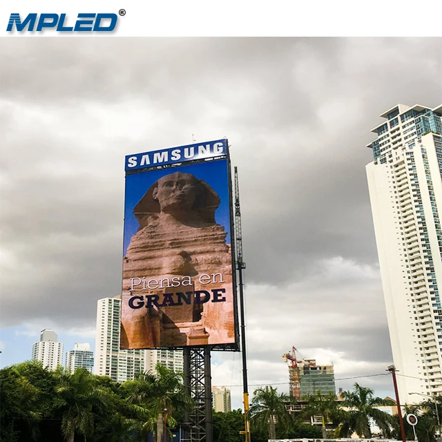 MPLED the naked-eye 3d outdoor billboard led Quick Installation p10 outdoor led display