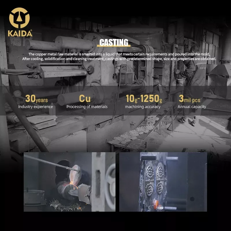 Kaida Zhejiang Metal brass shower drain Floor Drain, Invisible Anti Odor Square Brass Shower Floor Drains