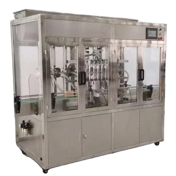 Automatic Oil Drinking Mineral Beverage juice water Bottles Filling And Capping Machine Filling sealing machine