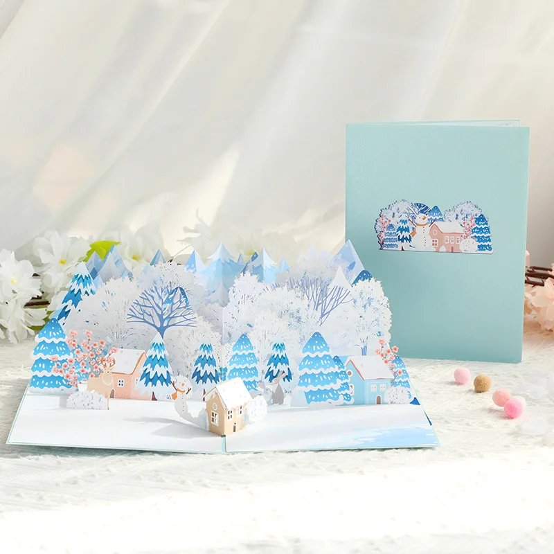 3D Pop Up Cards,Pop Up Greeting Cards,3D Christmas Cards