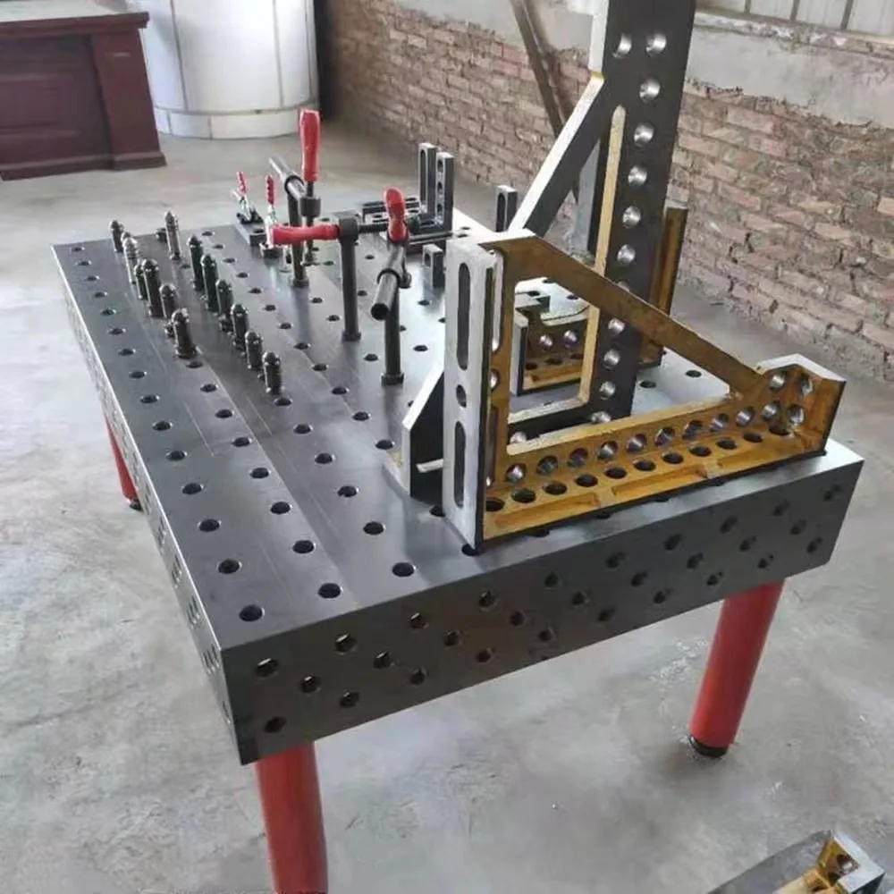 Extremely Tough and Durable Nitride Coated Cast Iron Steel Welding Table 3d 16MM 28MM