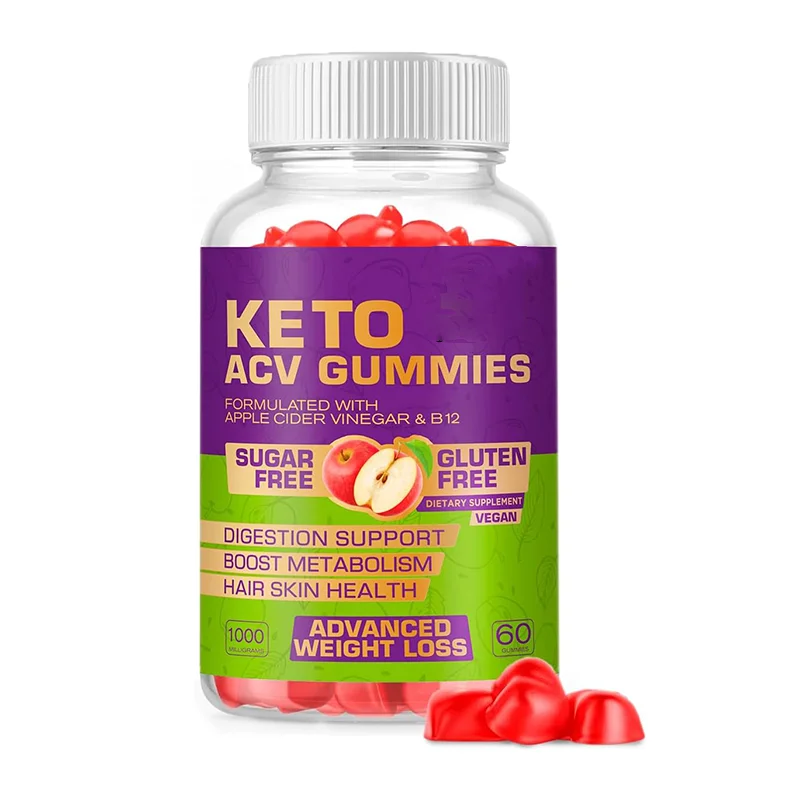 2024 Advanced Weight Loss Gummies Sugar Gluten Free Active Apple Cider Vinegar Gummies Digestion Metabolism Keto Chews