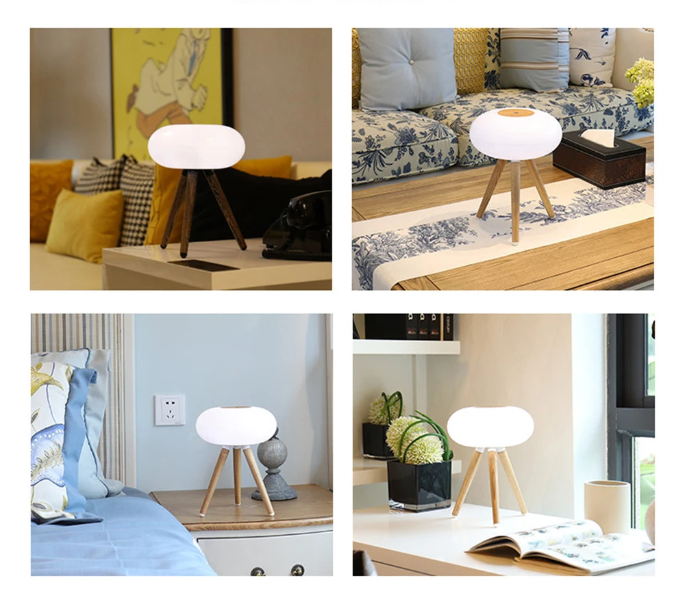 LED Smart Magic Lamp Induction Dimming Table Lamp USB Power Supply Can Rotate Control Brightness 3 Level Dimmable LED Table Lamp