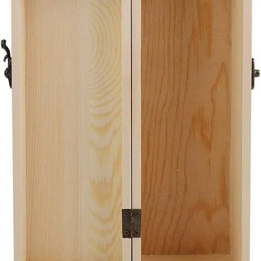 Wooden storage box Hand gift box Single wine box Holiday gift wrap