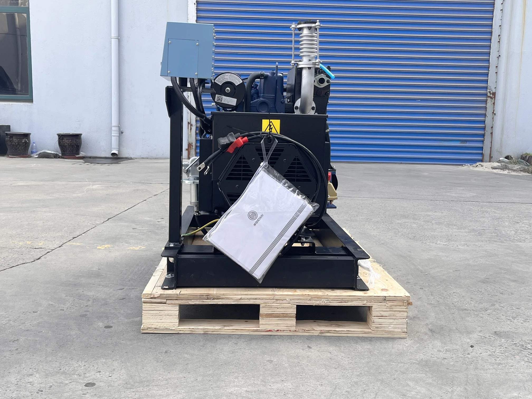 WEICHAI power WP2.3CD25E200 open silent type diesel generator set 25kw China factory manufacturer