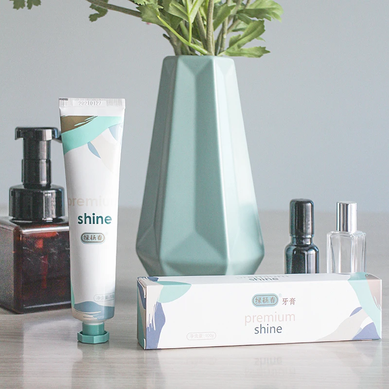 Anti sensitive fluoride free mint toothpaste manufacturer OEM private label bleeding gums plaque removal tooth paste