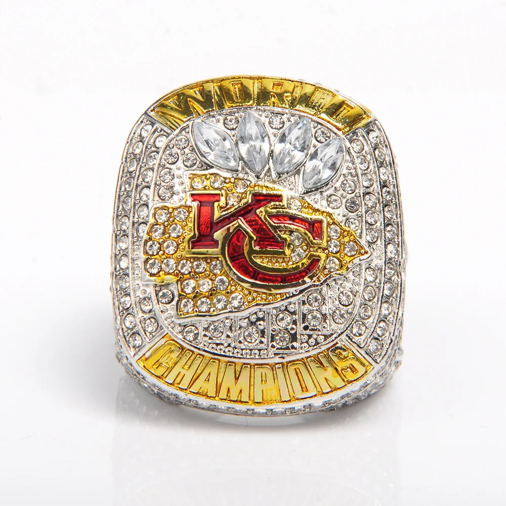 2023-2024 NFL Football Kansas City Chiefs Super Bowl Championship Ring No. 15 Mahomes MVP Ring