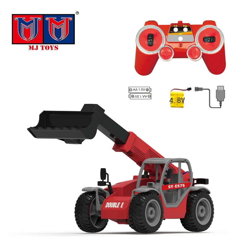 1/20 Vehicles Telescopic Scale Electrical Engineers Toys  Arm Loading Trucks Car Carrier Toy Set Rc Construction Vehicle
