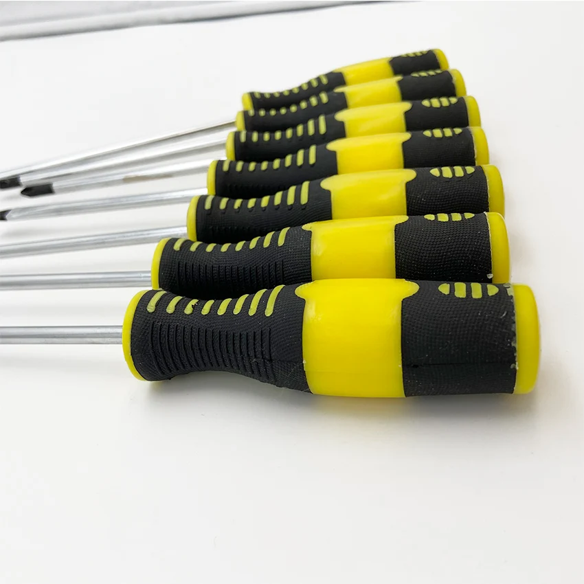 Comfortable massage handle CRV material Tool rod Multi-function HEX ANDPHILLIPS screwdriver bits