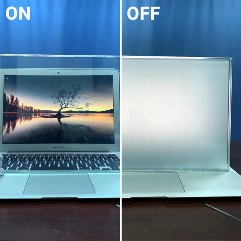 Электронная самоклеящаяся переключаемая умная стеклянная пленка Pdlc для конфиденциальности