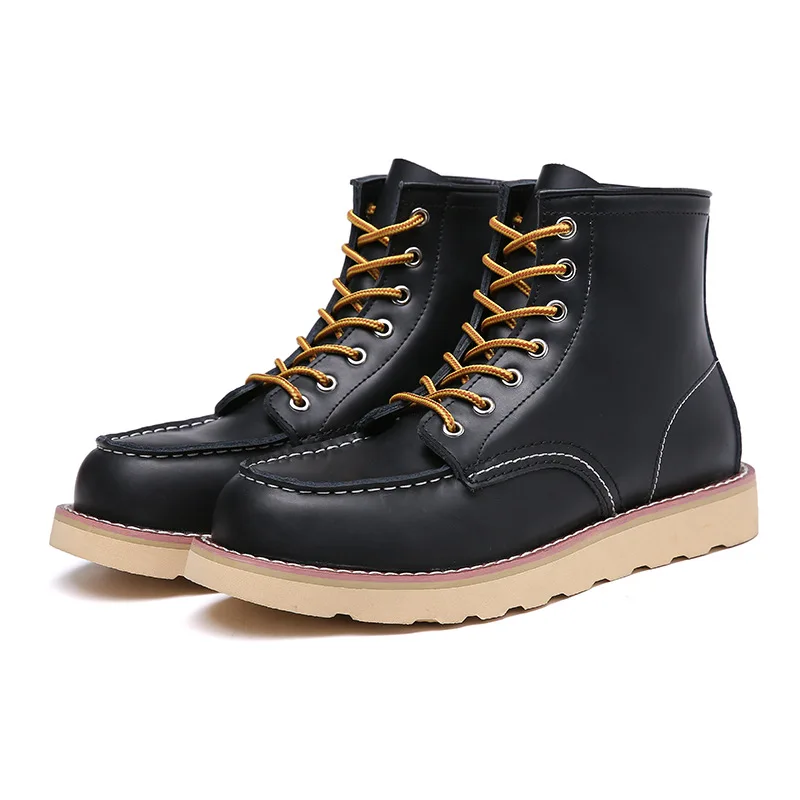 Leather Lightweight Appearance Fashion Comfortable Lightweight Waterproof High Quality Oil Leather Outdoor Boots