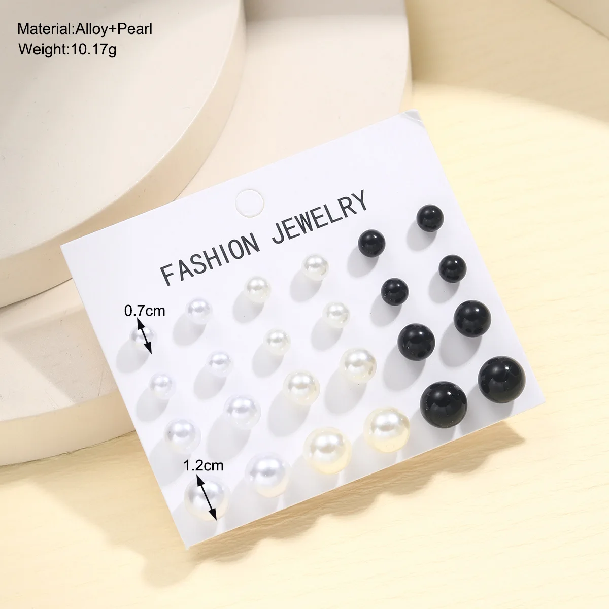 Fashion 18Pairs/set Colorful Gold Imitation Pearl Stud Earrings Set Women Korean Elegant White Pearl Earrings Jewelry For Gifts