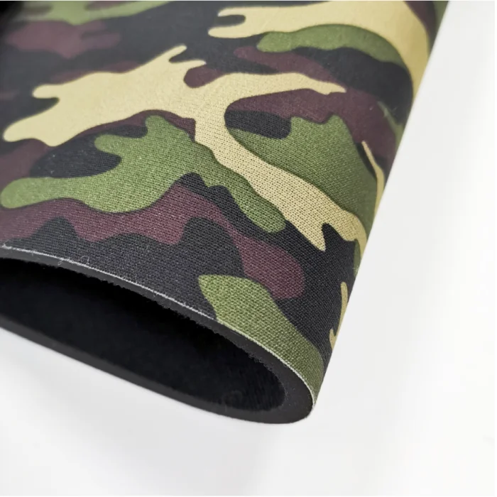 Recycled 2mm Digital Camo Sublimation Custom Printed Camouflage Koozie Fabric Neoprene Fabric