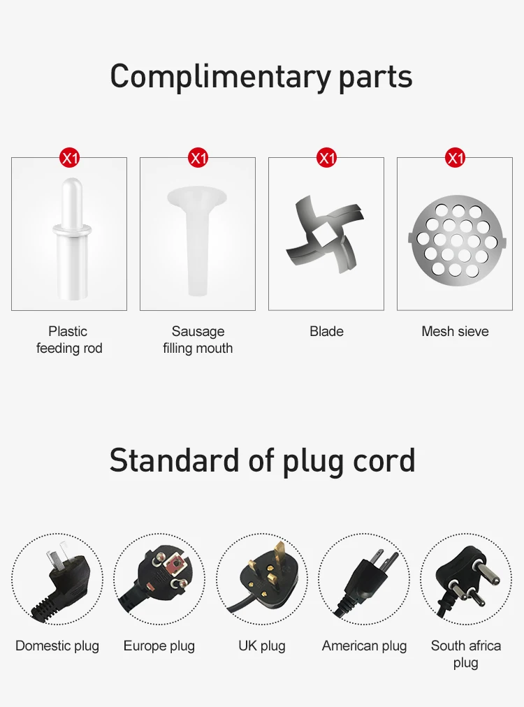 Luvele Ultimate Meat Grinder Heavy Duty Mixer Grinder Hand Held Meat Grinder