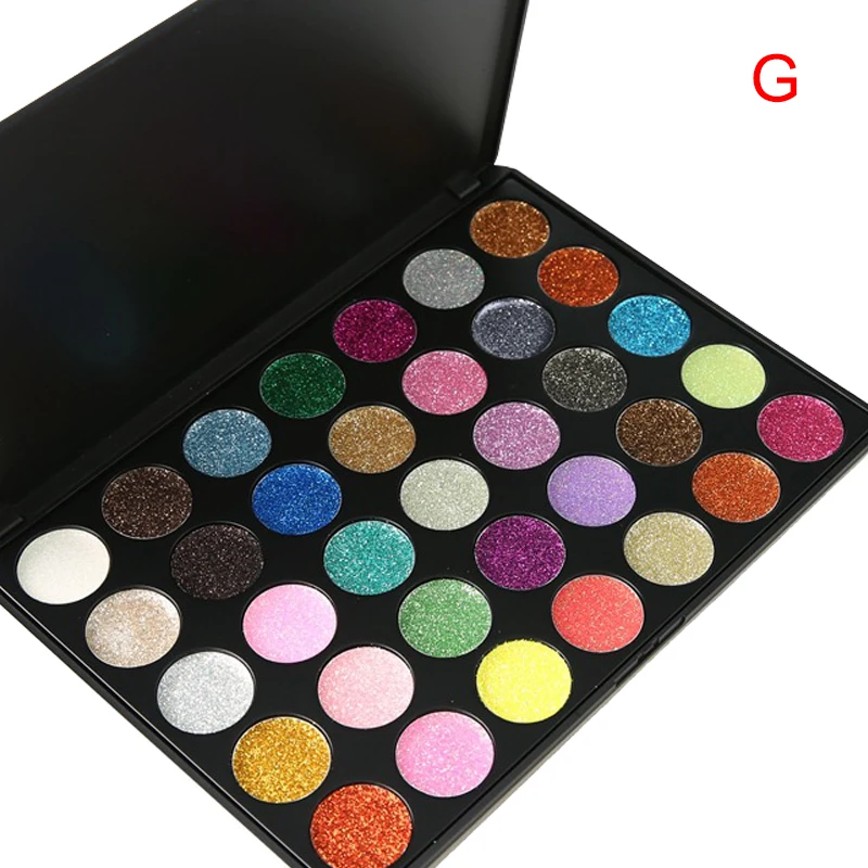 
Wholesale Print Logo Low Moq 35 Color Makeup Eye Shadow High Pigmented Custom Private Label Eyeshadow Palette 