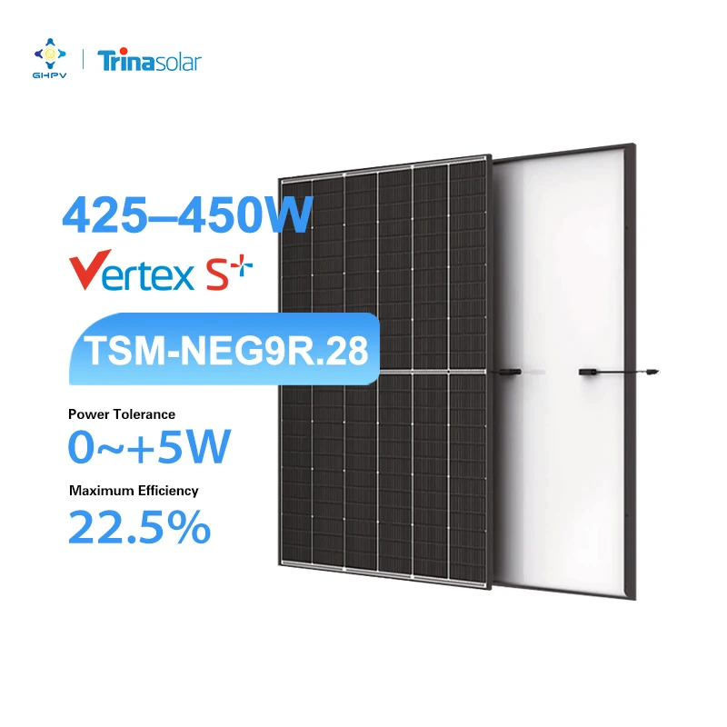 Trina Dual Glass N Type 440W 445W 450W I-Topcon Module 430W 435W Solar Panels 425 W Tinasolar Modulo Fotovoltaico