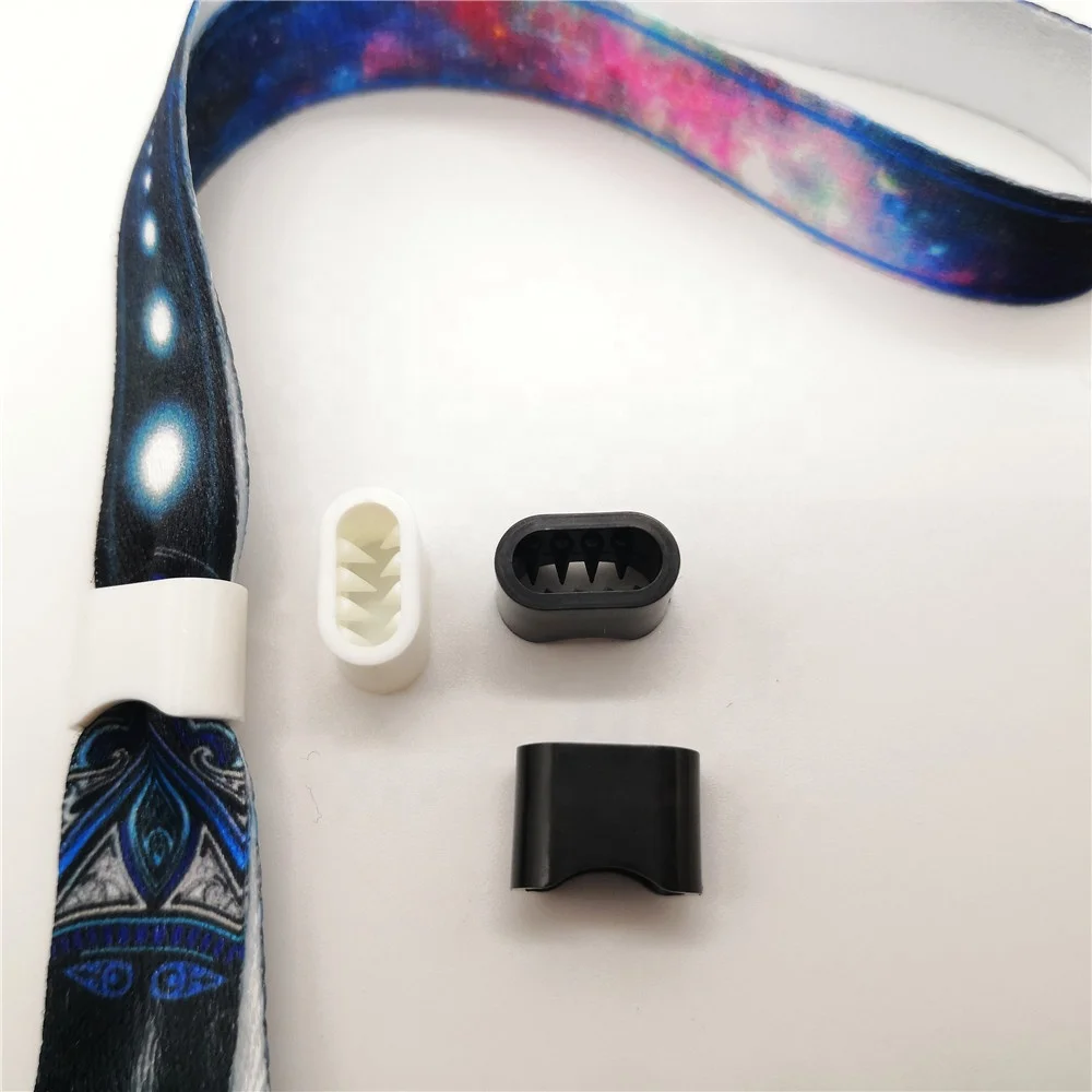 Square plastic fastener clasp lock one direction lock closure for fabric wristband