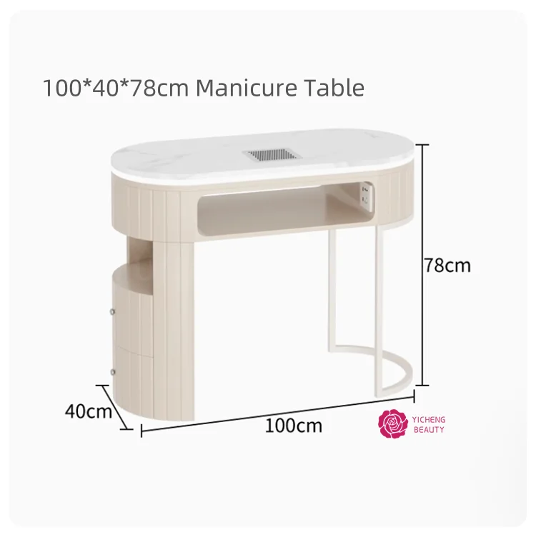 Yicheng beauty hot selling marble manicure table and chair economy style manicure table backrest chair sofa combination for sale
