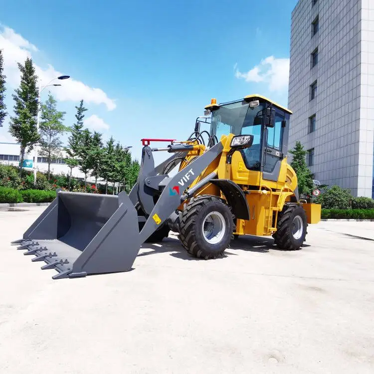 Small capacity 1.2ton-2ton wheel loader with bucket with factory price