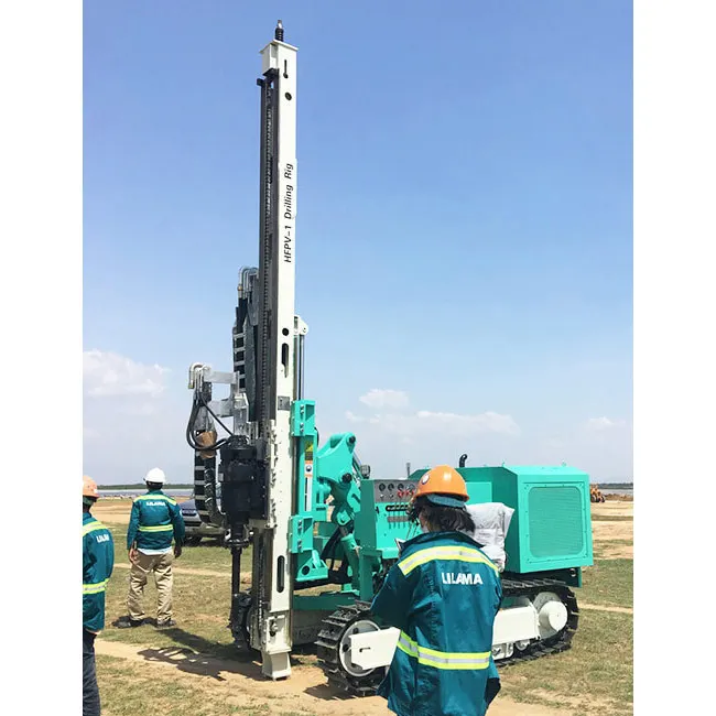 High Quality Solar Piling Machine Crawler Solar Pile Driver Photovoltaic Ground Screw For Power Pv Station Ramming Machine