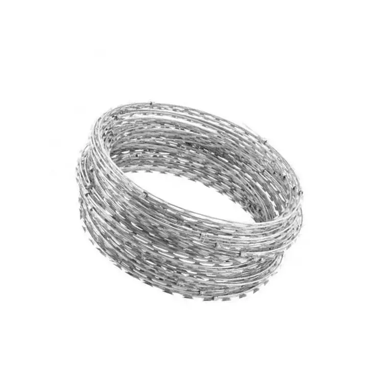 Factory Direct Sales Razor Blade Barbed Wire Concertina Mesh High Tensile Welded Razor Wire Mesh