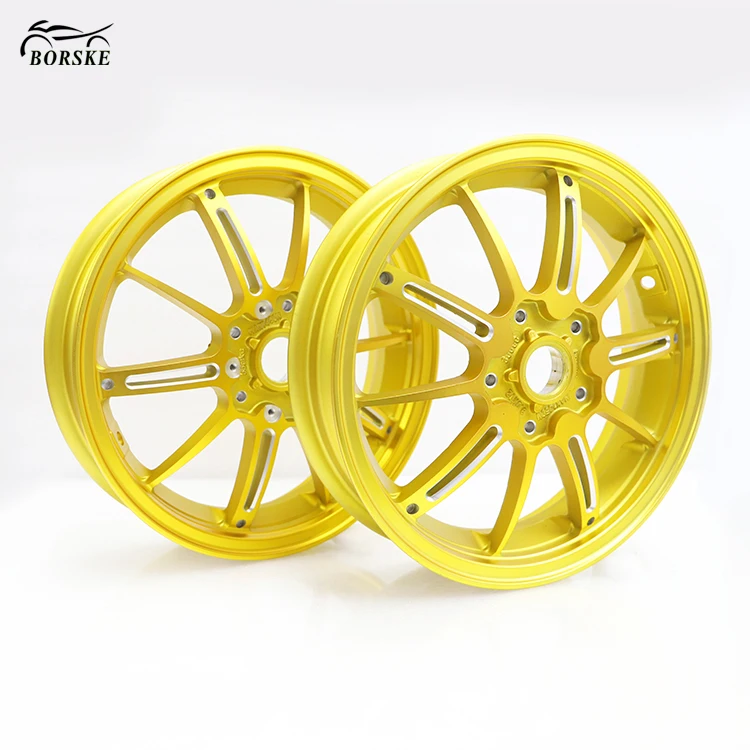 Casting CNC Machining Motorcycle Wheel Scooter Aluminum Alloy Wheel Rim For Vespa GTS 300CC