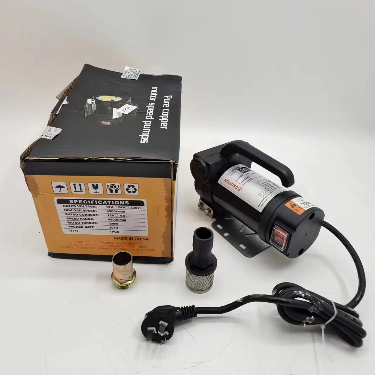 DL высококачественный дизельный двигатель 12V/24V 220V Электрический масляный насос