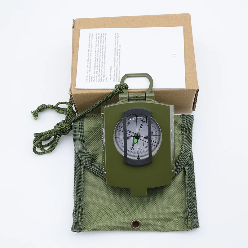 Accurate Compass Waterproof Hand Held Compasses With Pouch For Outdoor Hiking