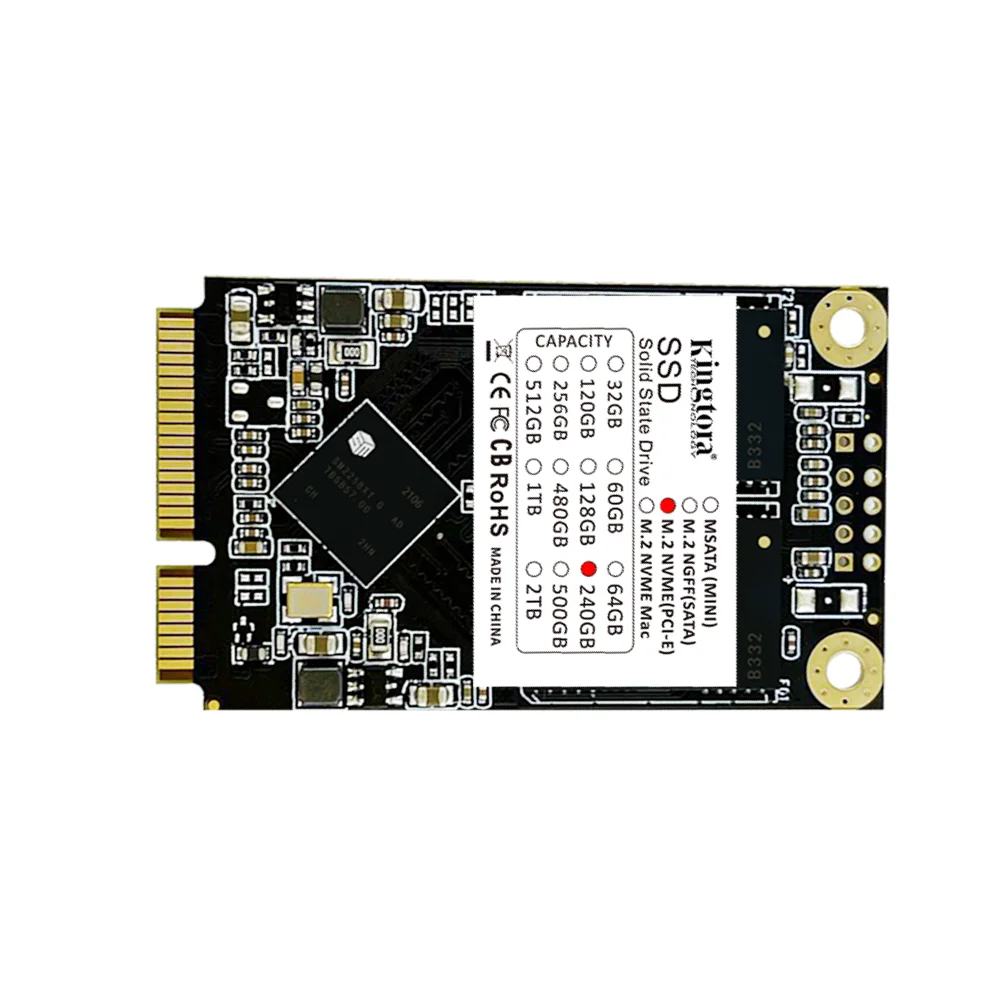 Kingtora wholesale msata hard disk Desktop Laptop Accessories PC computer solid state drive in stock