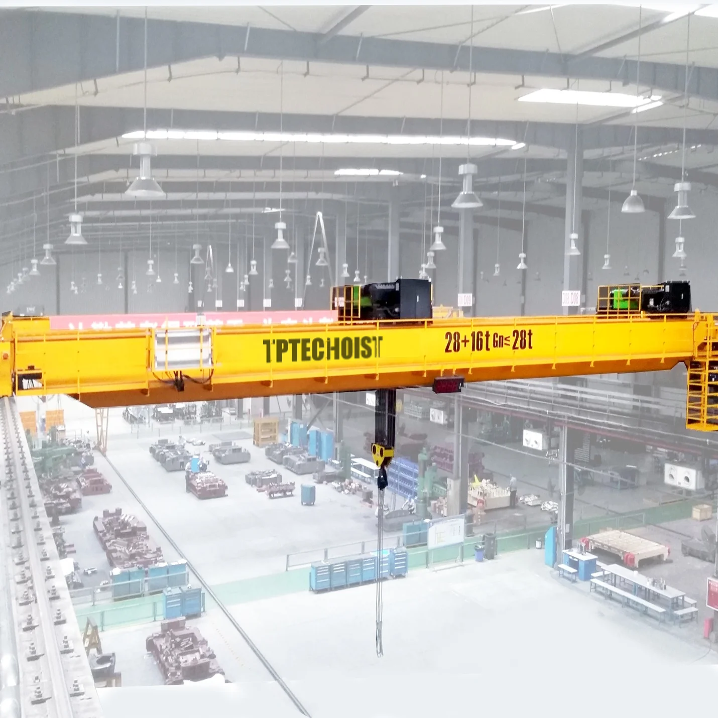 Двухбалочный мостовой кран 5t 10t 20 t с модульным дизайном управление в комнате Электрический тонн