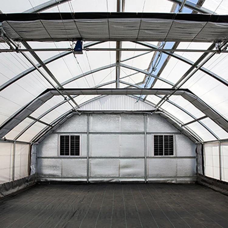 Medical Planting Hemp Agricultural Greenhouse with Blackout Curtain