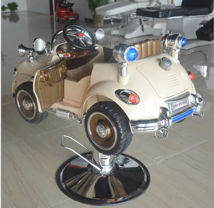 Кресло парикмахерское детское, подушка для подъема волос, mp3-плеер, мультяшная мебель для салона автомобиля