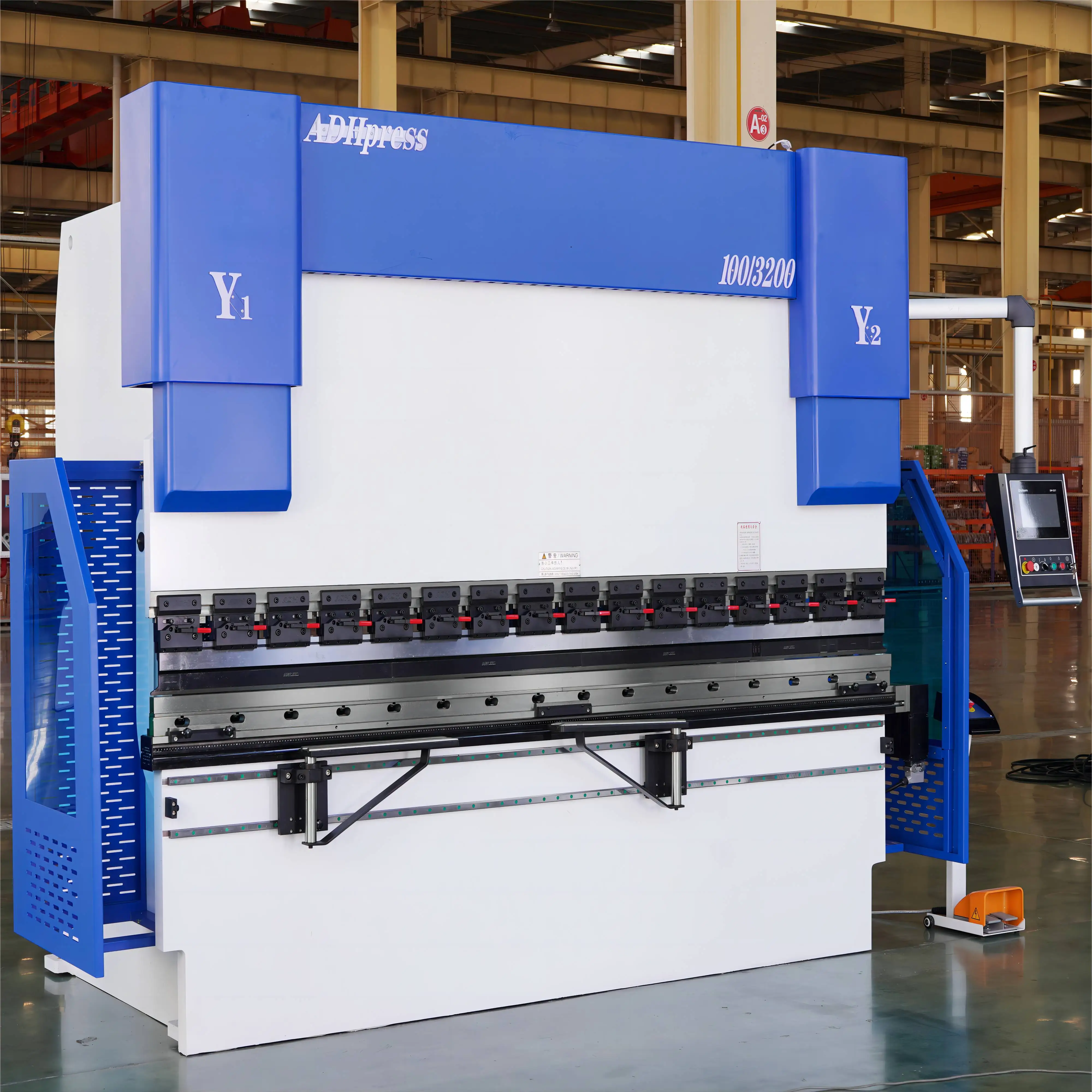 ADH CNC Press Brake Sheet Bender 12 feet sheet with DA53T Controller Syatem