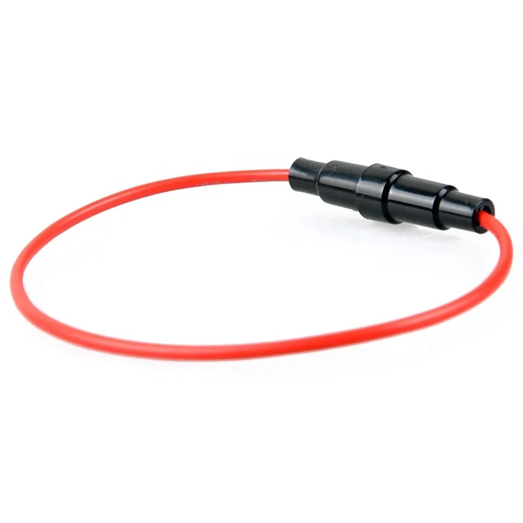 High quality Fuse Holder with wire for 5x20mm glass fuse Screw Type 20 AWG Wire 5 x 20mm Inline Fuse Holder