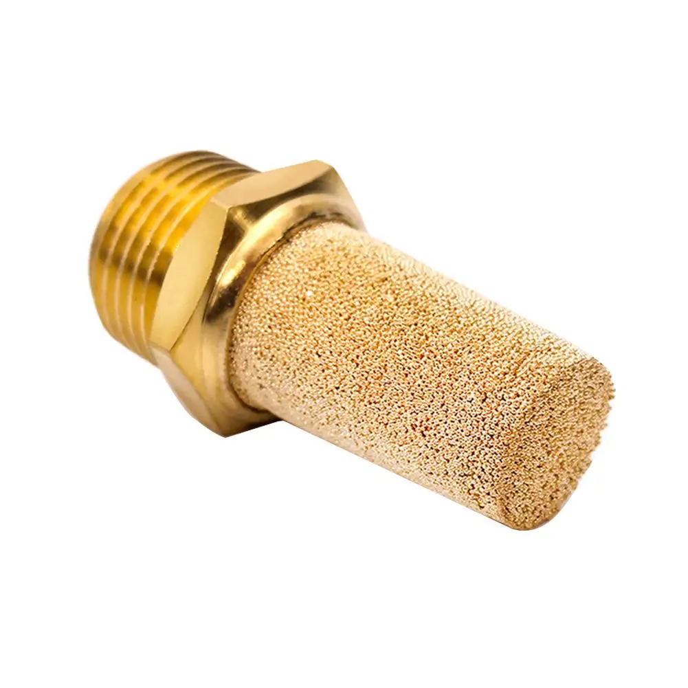 Индивидуальный латунный сетчатый фильтр 1-мкм, диск из спеченной бронзы с пористым камнем для фильтрации загрязнений
