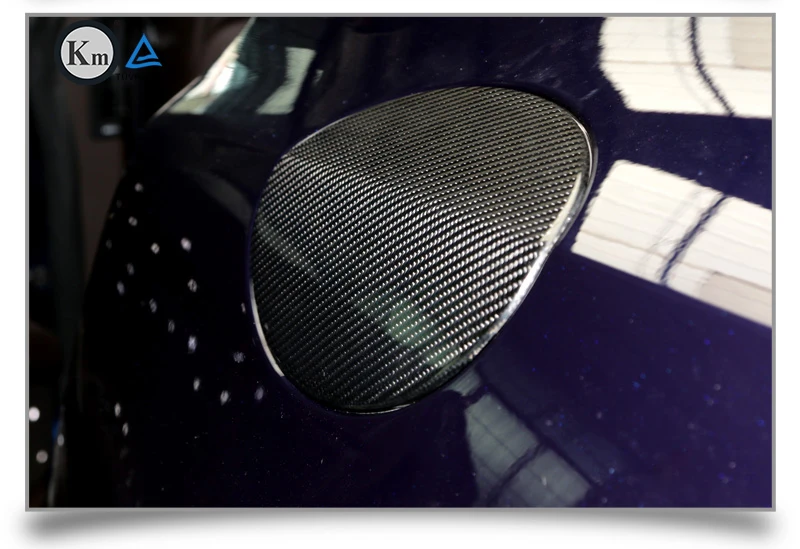 KM для 2013-up Maserati Quattroporte M156, углеродное волокно, материал, крышка топливного бака, крышка газового бака, чехол для топливного бака