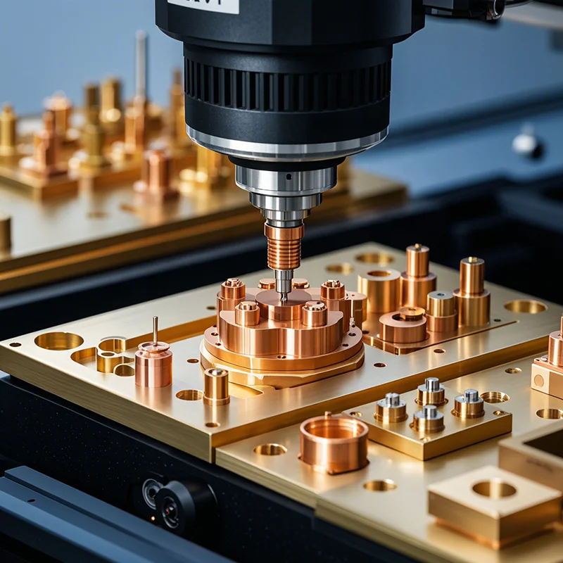 Custom CNC Milling Turning Machining Service Aluminum Copper Bronze Cnc Turning Mechanical Parts Machined Brass Cnc Part