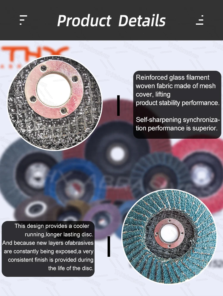 80 grit flap disc 4 inch grit 60 flap grinder Zirconia flap disc for metal grinding 125mm polish disc wheel for stainless steel