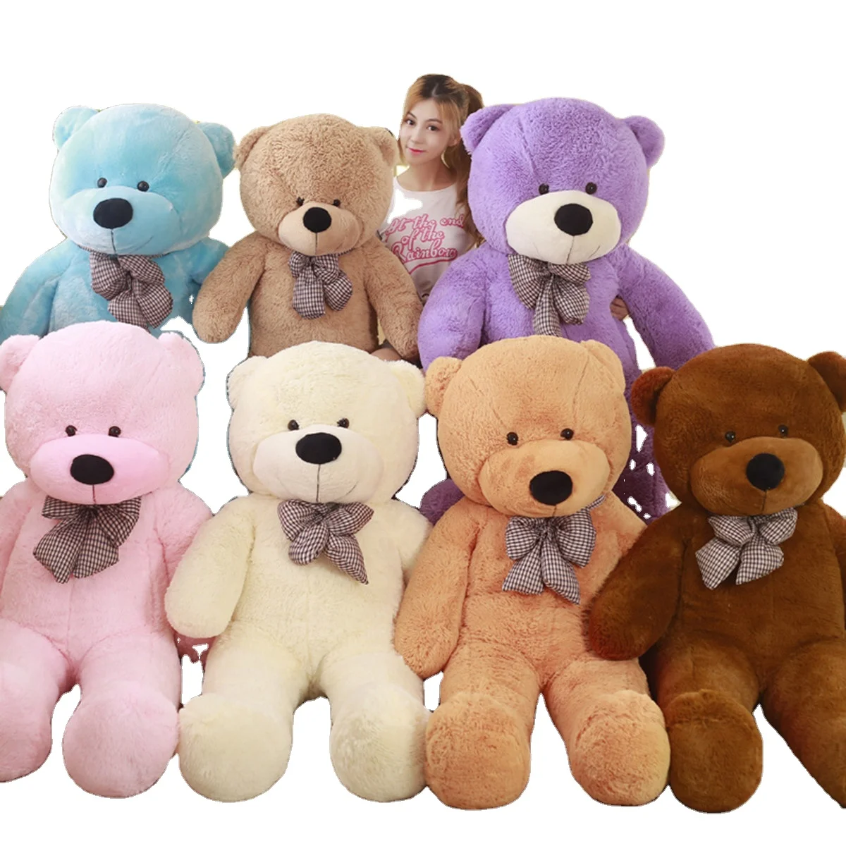 Chinese Wholesale Giant Plush Stuffed and Unstuffed Teddy Bear plush big teddy  ear oso big teddy bear