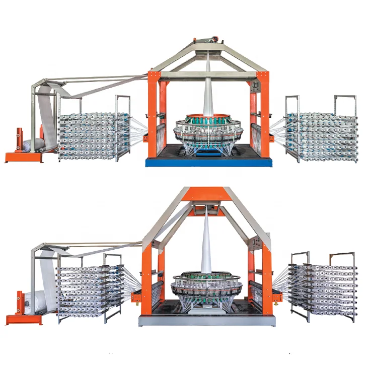 PP woven sack weaving machine automatic 6 big shuttle circular loom for tote bag