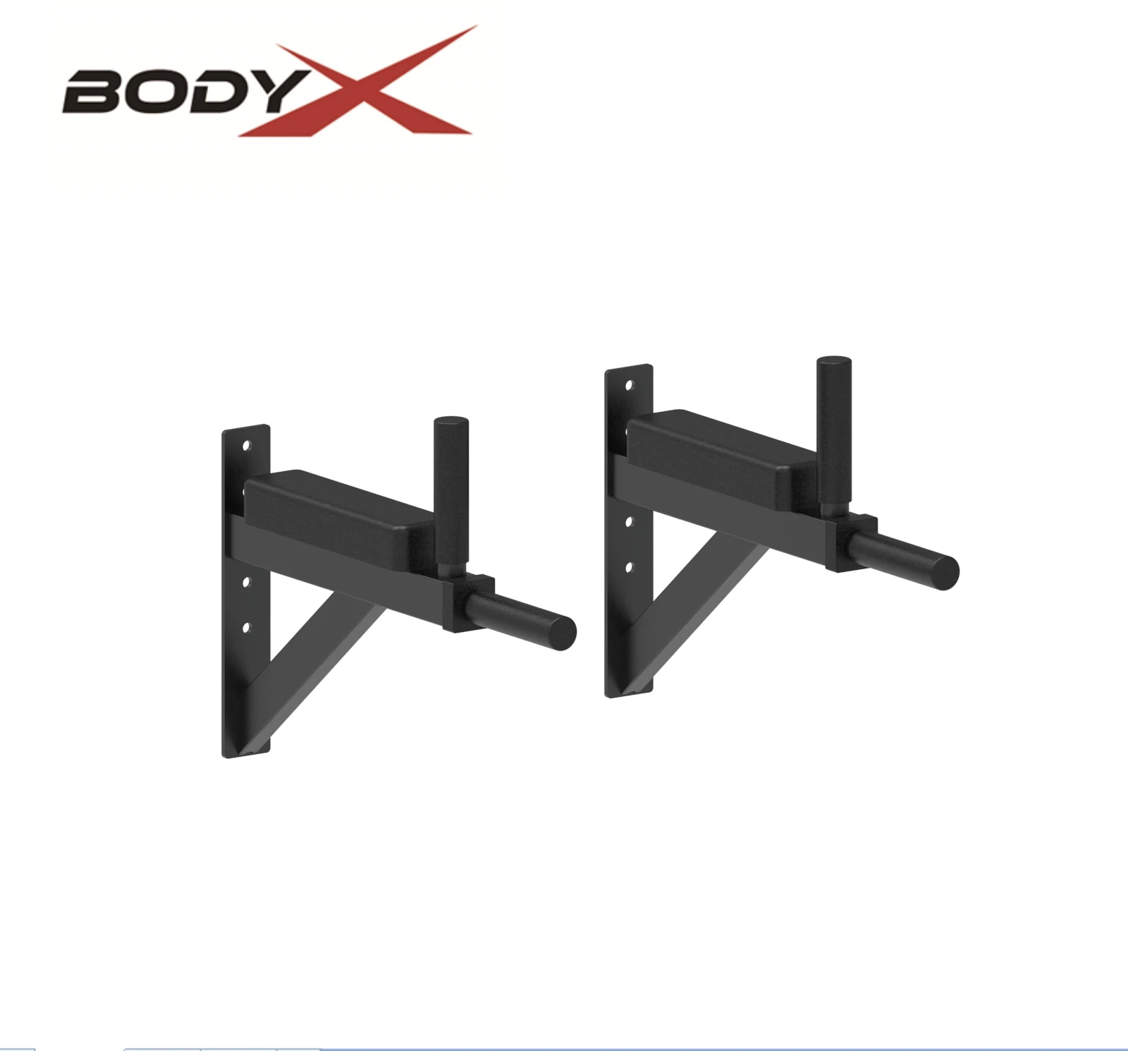 B1043 Wall Mounted Pull Up Bar Chin Up Exercise Bar Gym Dip Station Home Trainer