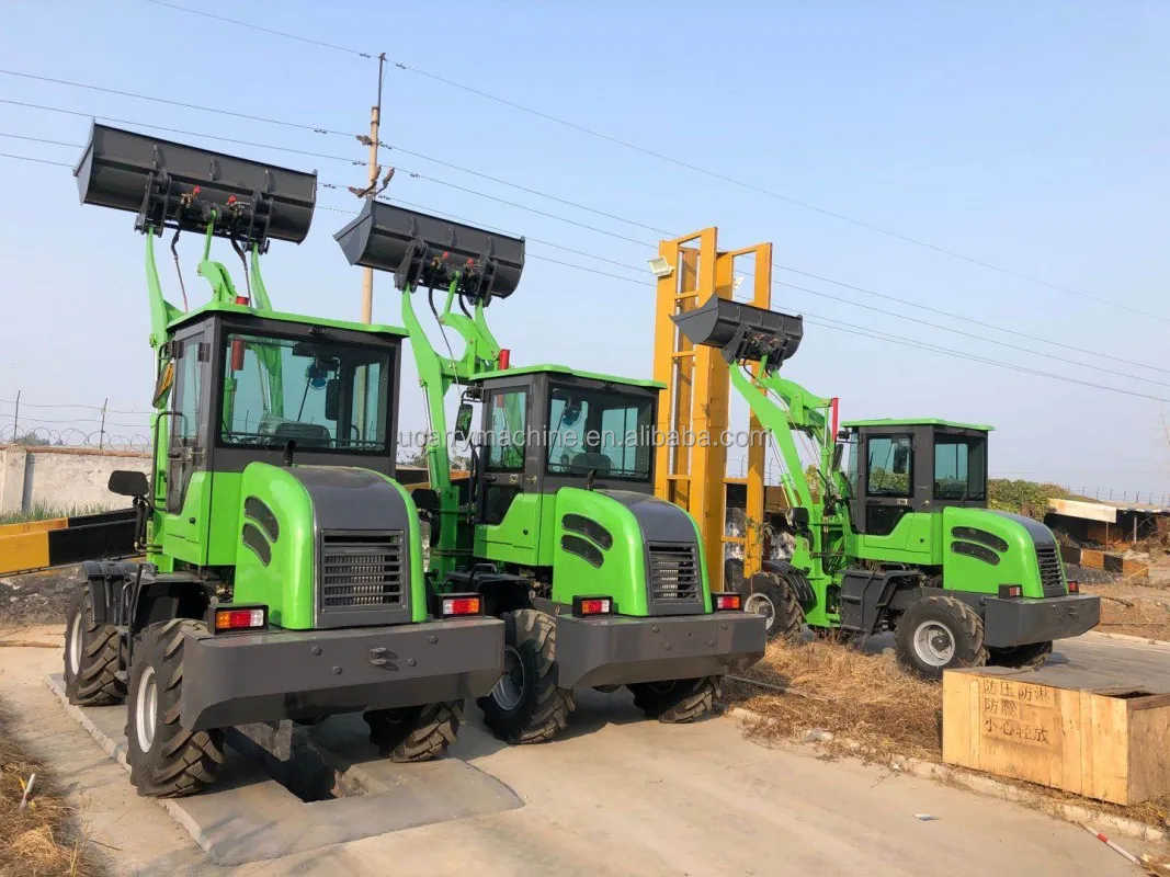 Yunnei Mini Wheel Loader with TCM 1-5 Ton Rated Load Front Loader Design Gearbox Bearing Pump Bucket for Farm Industries