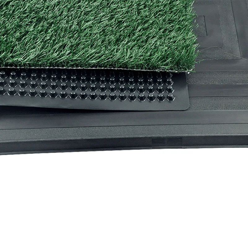 Yiwu Sanan Pet Grass Pee Potty Pad Artificial Grass for Dogs Potty Portable Potty Trainer with Tray