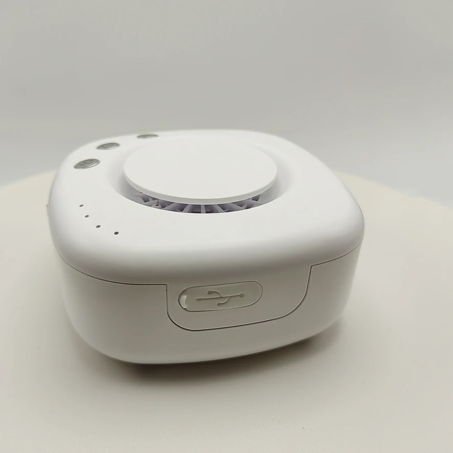 Portable mini air purifier with ion and ozone output for outdoor hunting, car, pet room and other areas