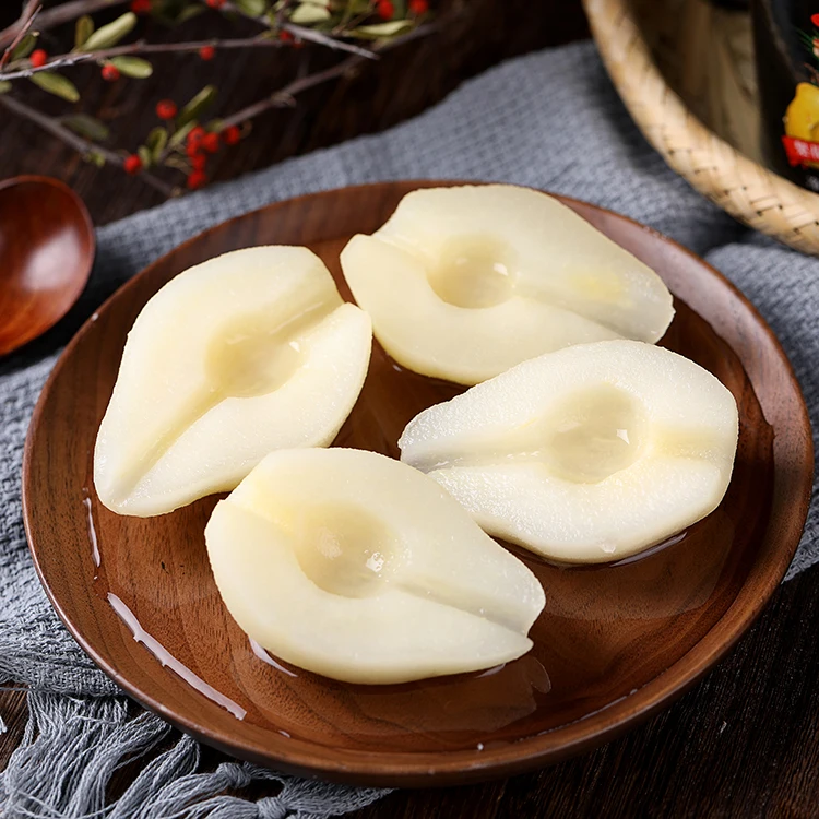 100% натуральный сладкий вкус свежие фрукты дешевые половинки консервированные Барлетт груша